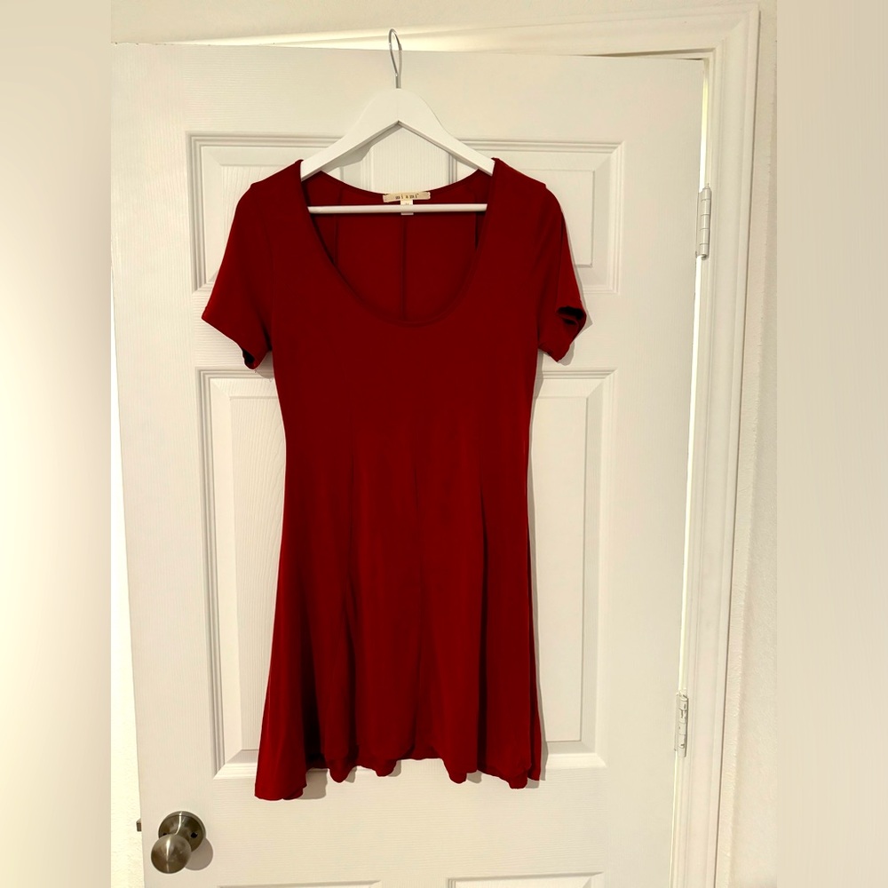 Miami Plain Red Dress From Francescas